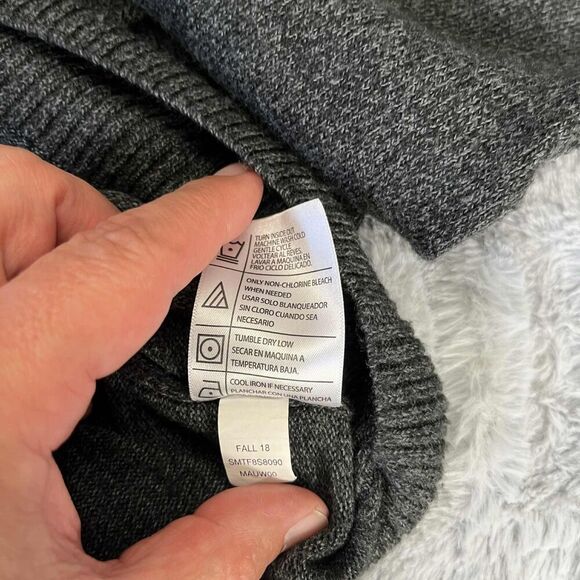 Tricots St Raphael Sweater Mens XL Gray Argyle Knit Pullover Classic Grandpacore - Picture 5 of 8